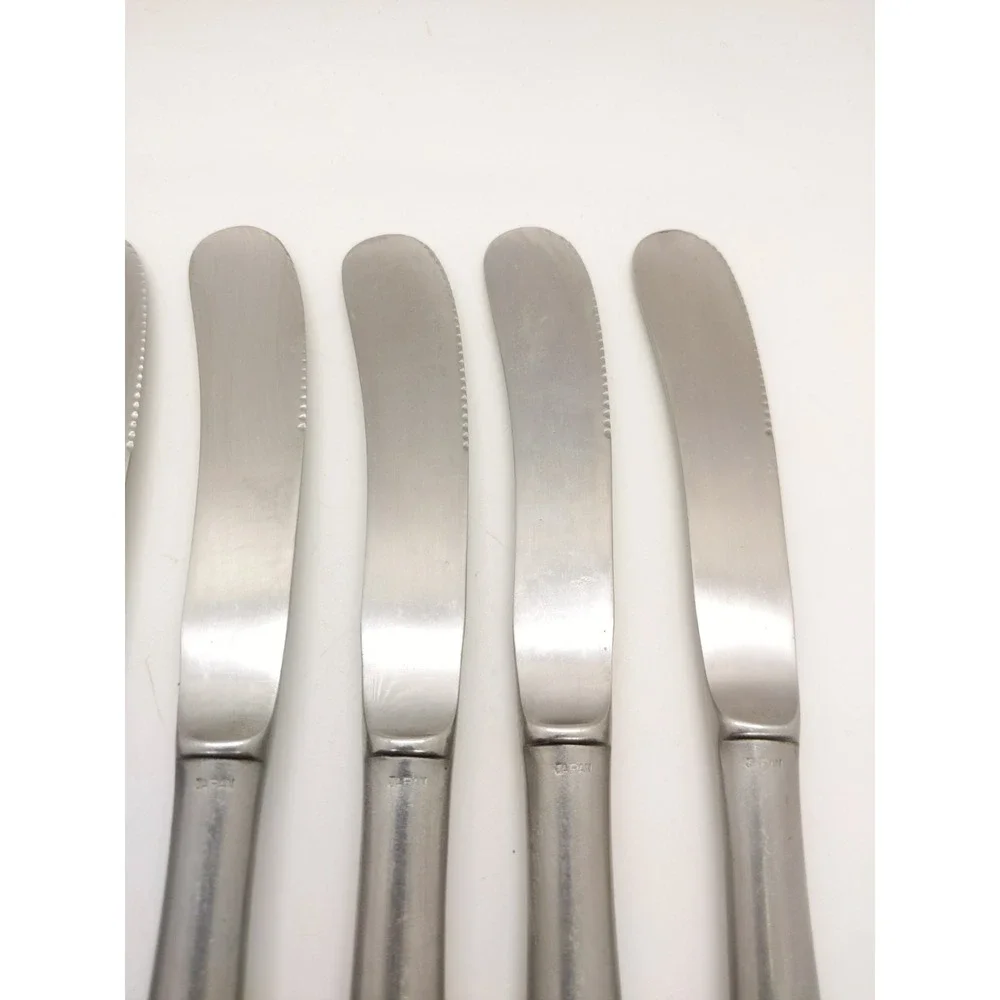 8 Supreme Cutlery Liberty Bell Stainless Dinner Knives 8 1/2